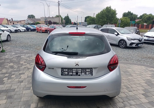 Peugeot 208 cena 30900 przebieg: 85910, rok produkcji 2018 z Chojnice małe 254